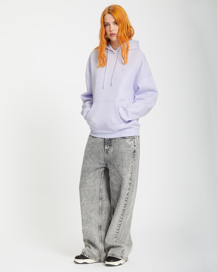Stone Heart Up Hoodie - DUSTY LAVENDER