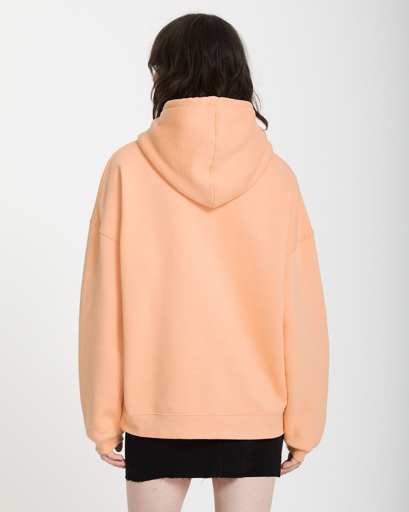 Stone Heart Up Hoodie - PALE PEACH