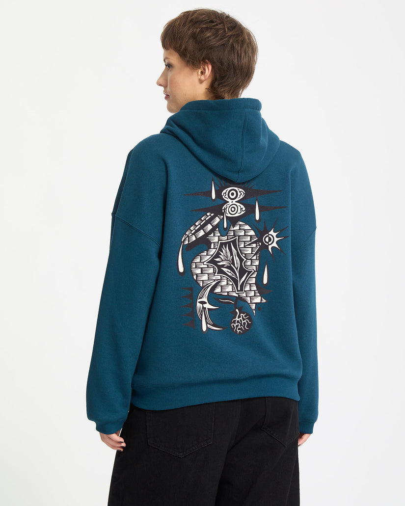 Vaderetro Hoodie - Emerald Green