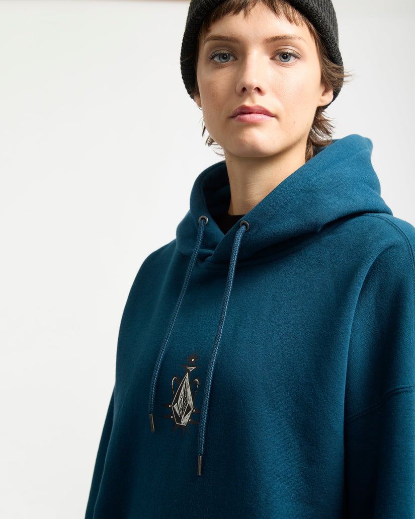 Vaderetro Hoodie - Emerald Green