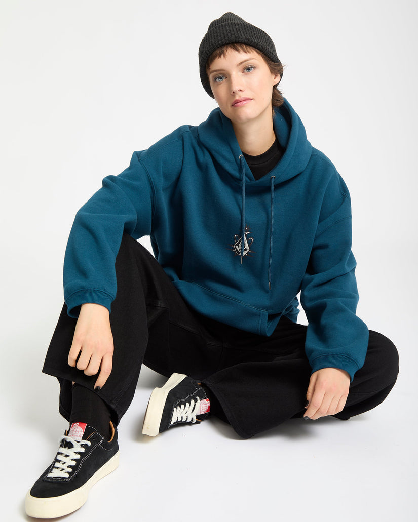 Vaderetro Hoodie - Emerald Green