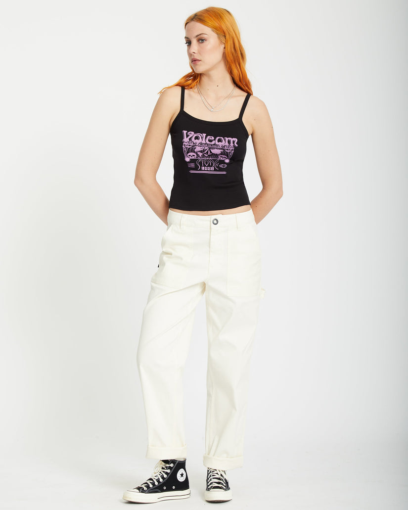 1991 Strappy Tank Top - BLACK