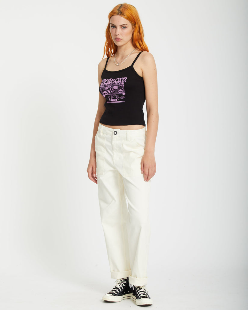 1991 Strappy Tank Top - BLACK