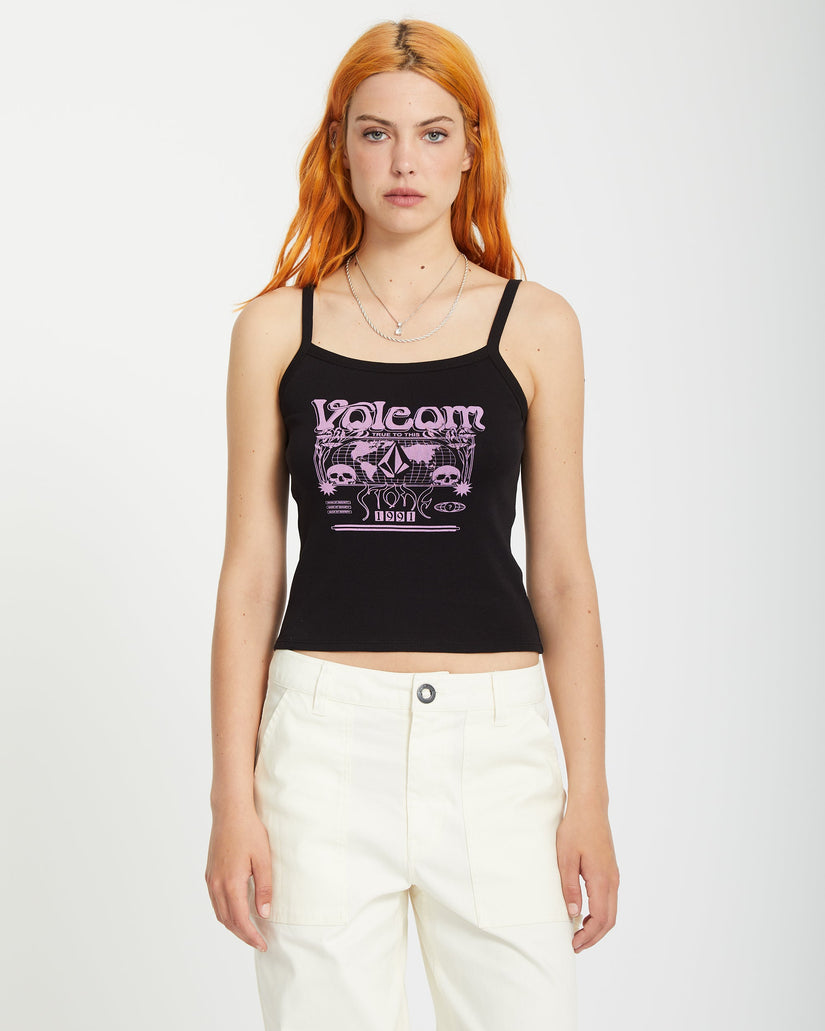 1991 Strappy Tank Top - BLACK