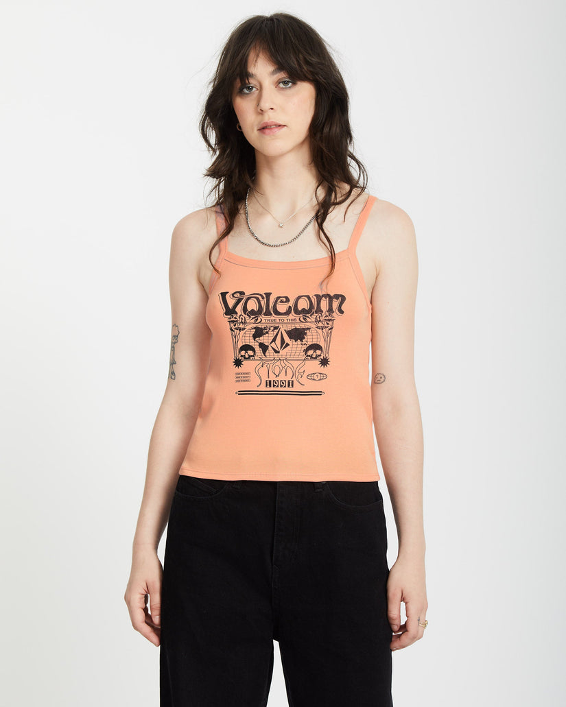 1991 Strappy Tank Top - PALE PEACH