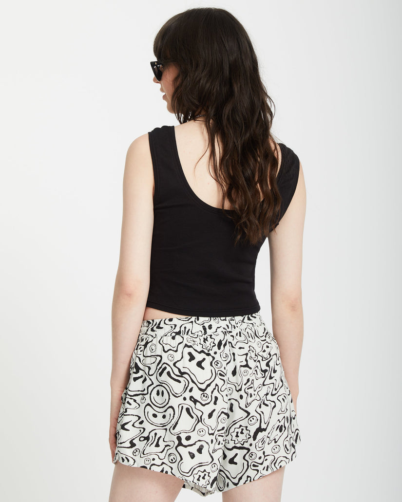 Volcomstone Tight Tank Top- BLACK