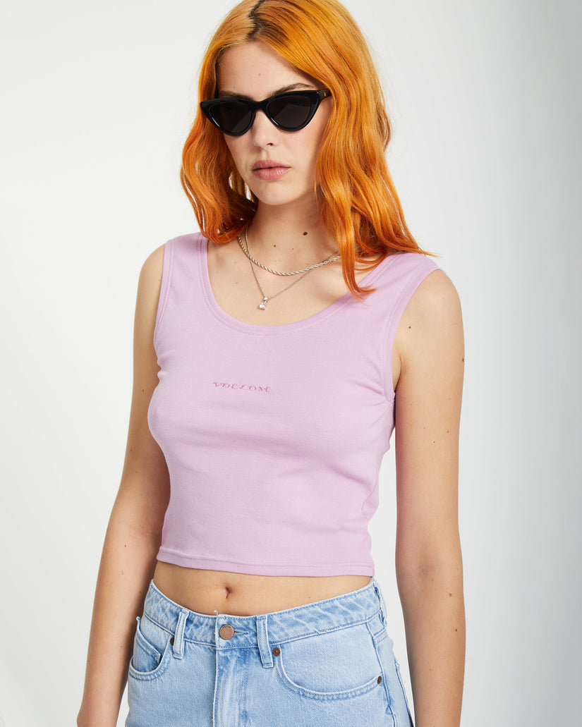 Volcomstone Tight Tank Top - IRIS PURPLE