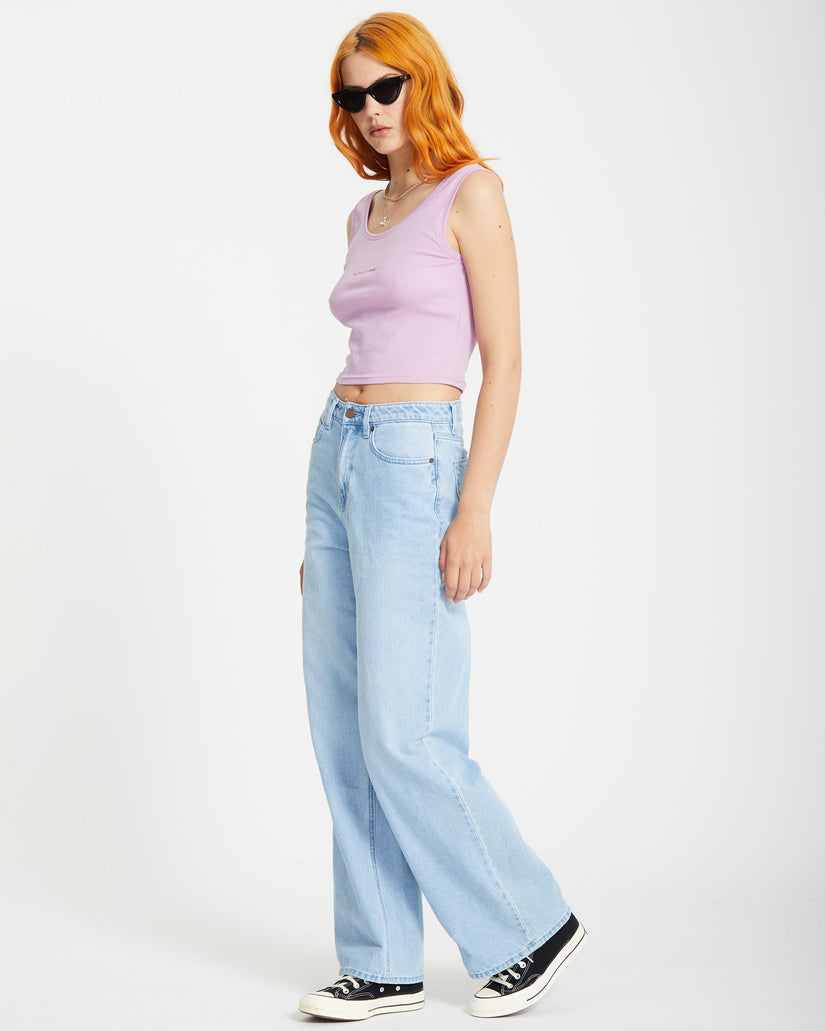 Volcomstone Tight Tank Top - IRIS PURPLE