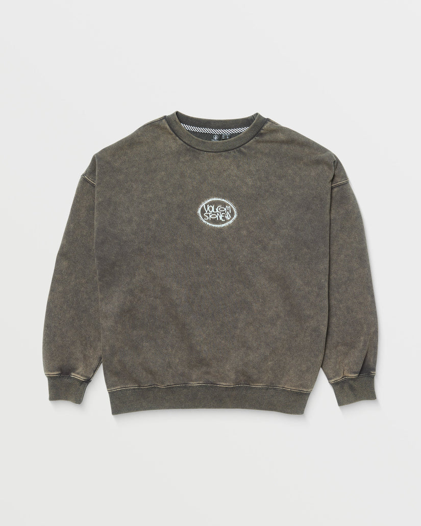 Stone Sweatshirt - VINTAGE BLACK
