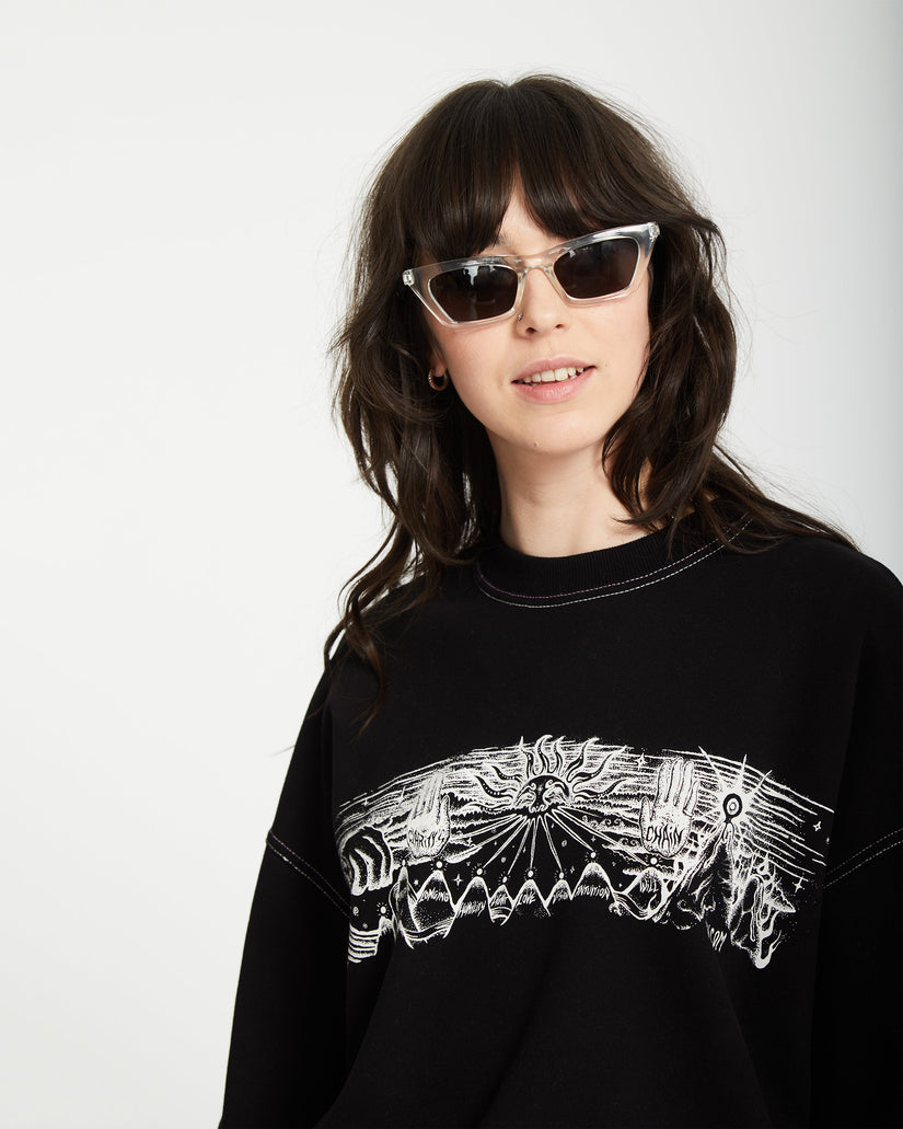 Alix Sweatshirt - BLACK