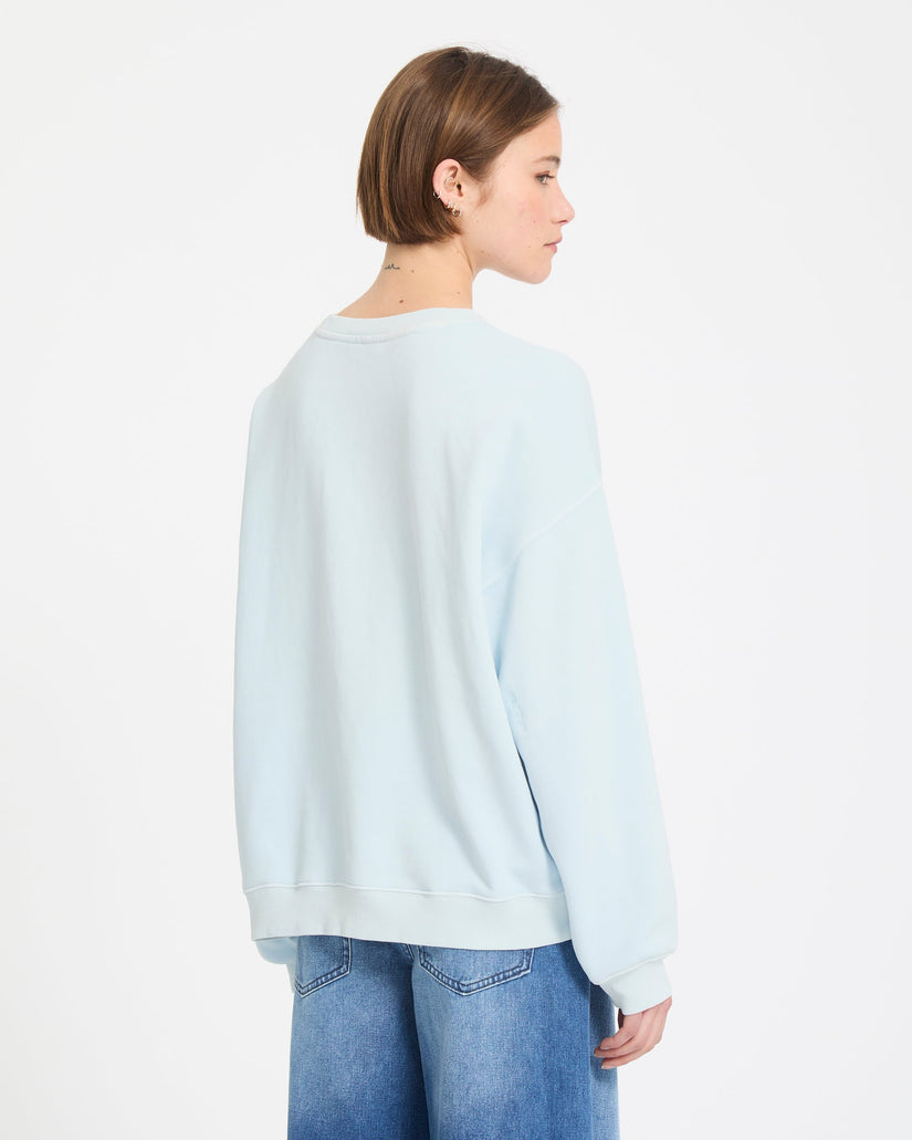 Stone Soft Sweatshirt - Light Blue Acid