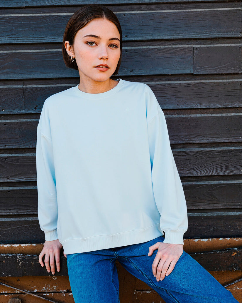 Stone Soft Sweater - Light Blue Acid