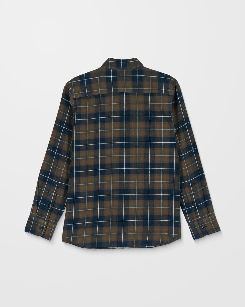 Caden Plaid Shirt - Navy - (KIDS)