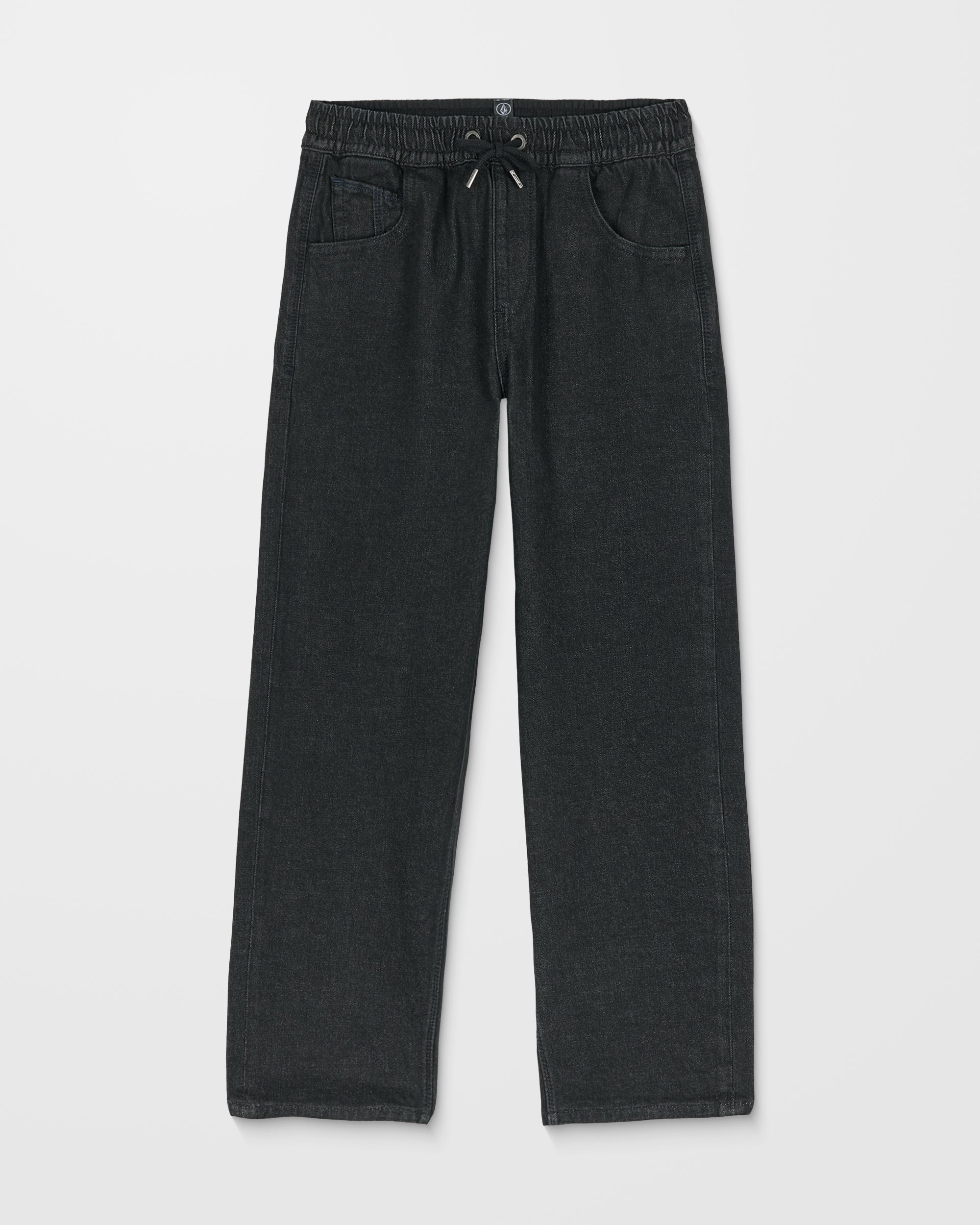 Freazy Loose Elasticated Waist Jeans - Black Wash - (KIDS