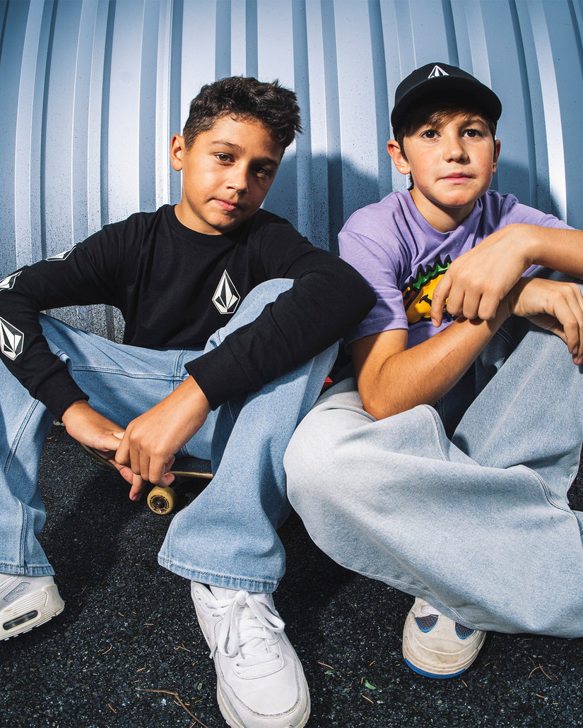 Freazy Loose Elasticated Waist Jeans - Blueprint - (KIDS)