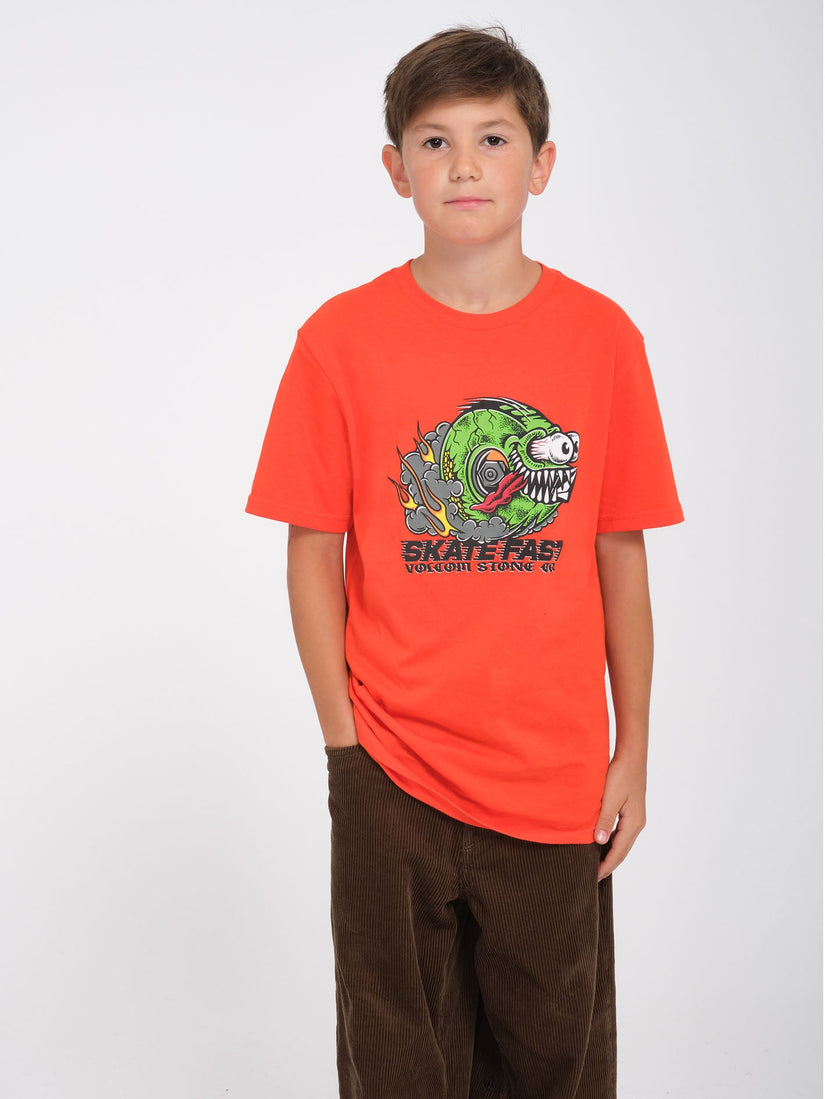 Skate Fast T-Shirt - Bright Red - (KIDS)
