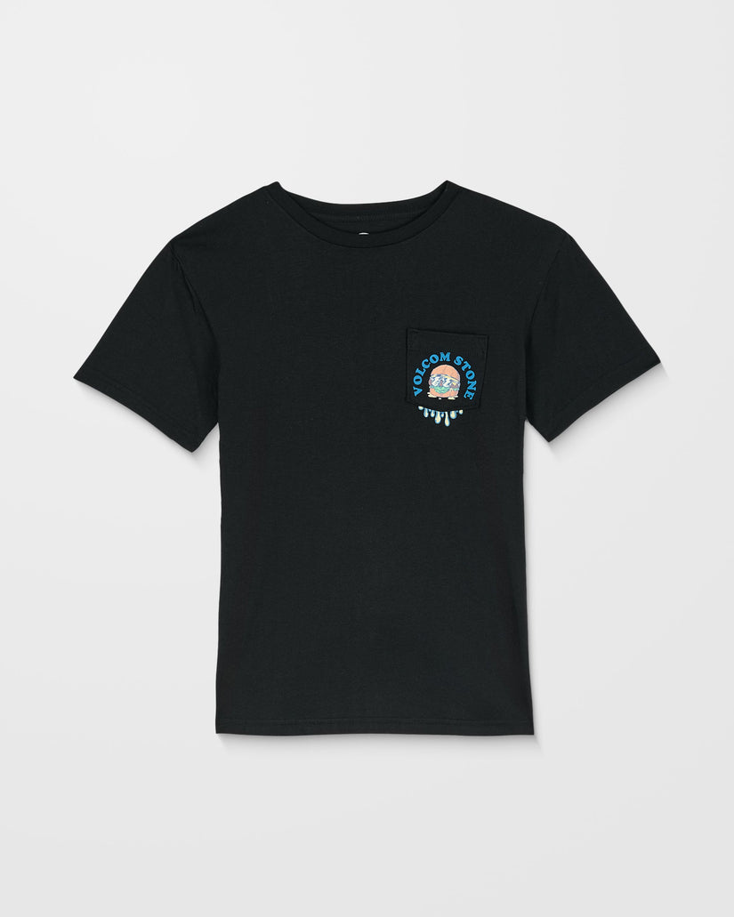 Burgstone Pocket T-Shirt - Black - (KIDS)