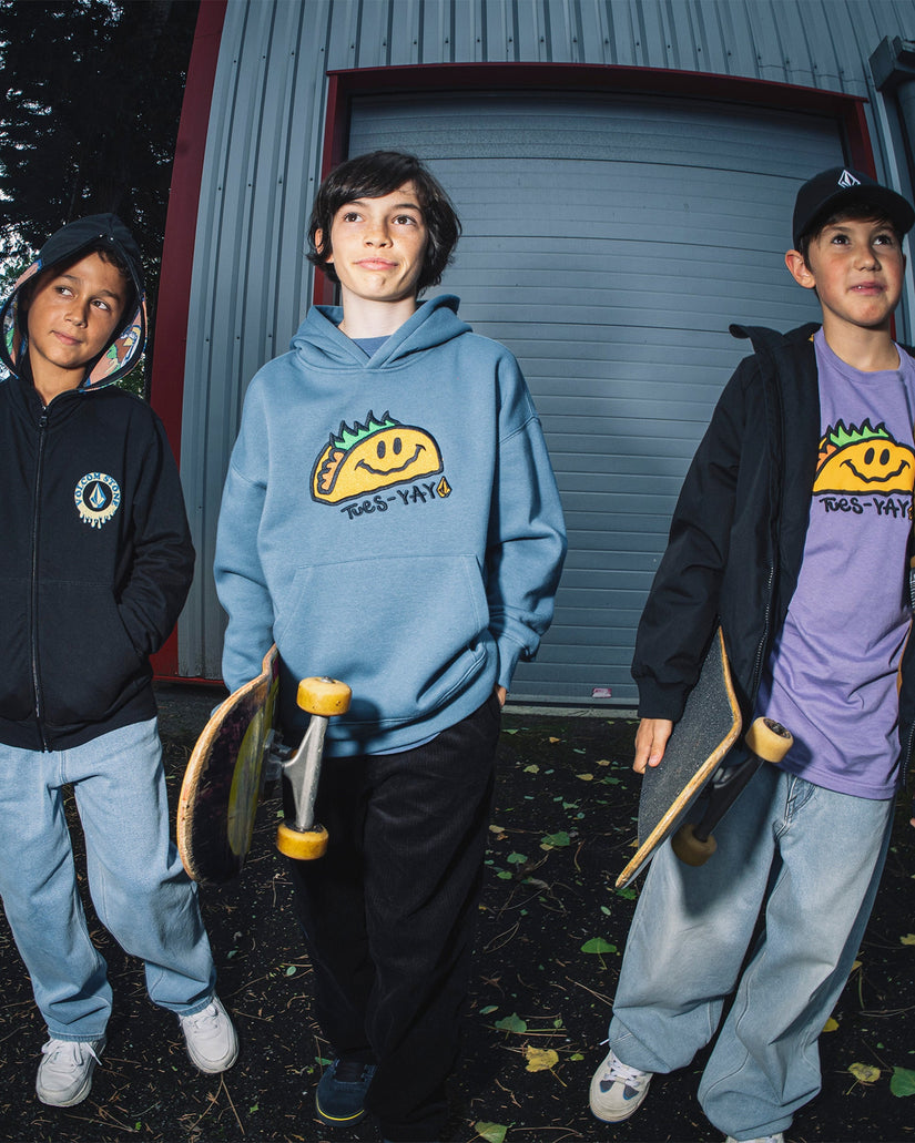 Voltaco Hoodie - Blue Wash - (KIDS)