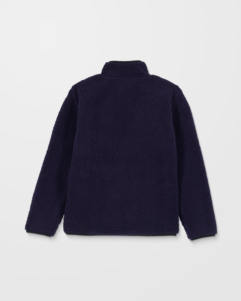Muzzer Fuzzar Zip Sweatshirt - Dark Purple - (KIDS)