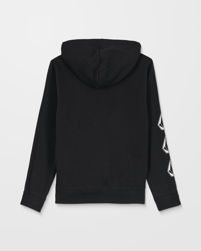Iconic Stone Gid Zip Up Hoodie - Black - (KIDS)