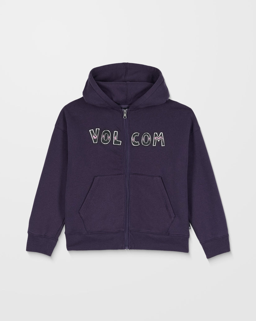 Watanite Zip Up Hoodie - Dark Purple - (KIDS)