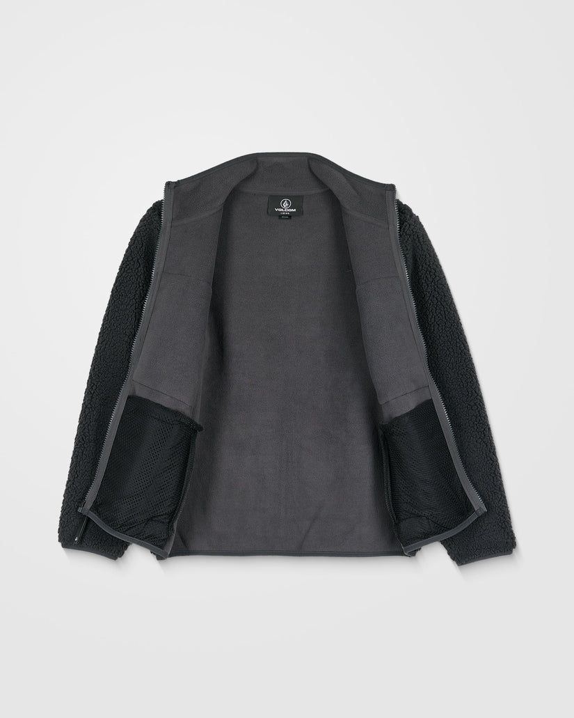 Storm Stone Full Zip Sherpa - Asphalt Black - (KIDS)