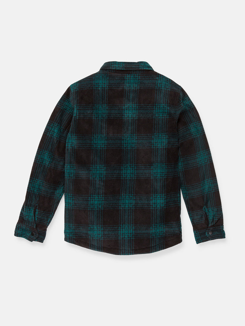 Bowered Fleece Over-Shirt - Evergreen - (KIDS)