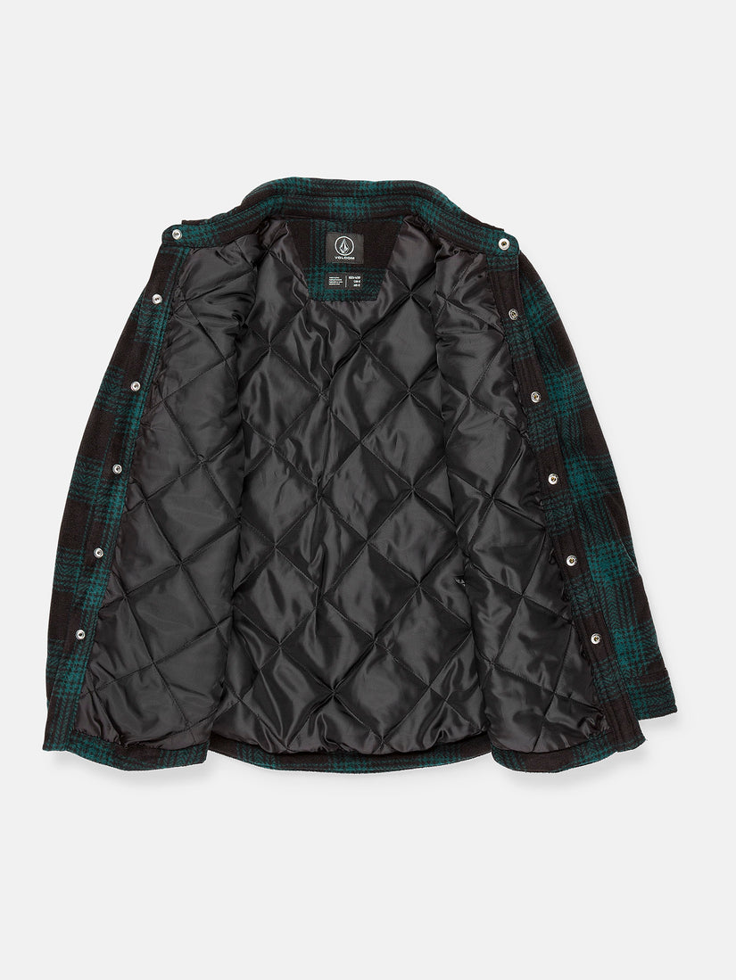 Bowered Fleece Over-Shirt - Evergreen - (KIDS)