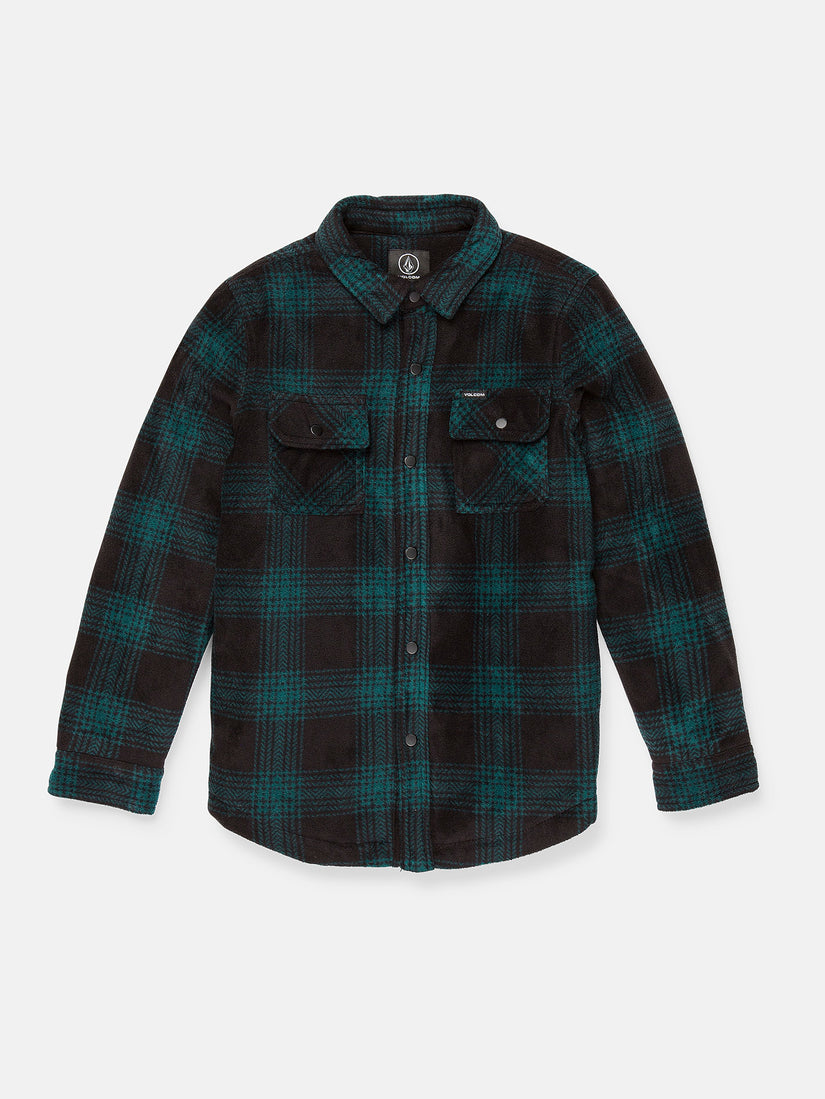 Bowered Fleece Over-Shirt - Evergreen - (KIDS)