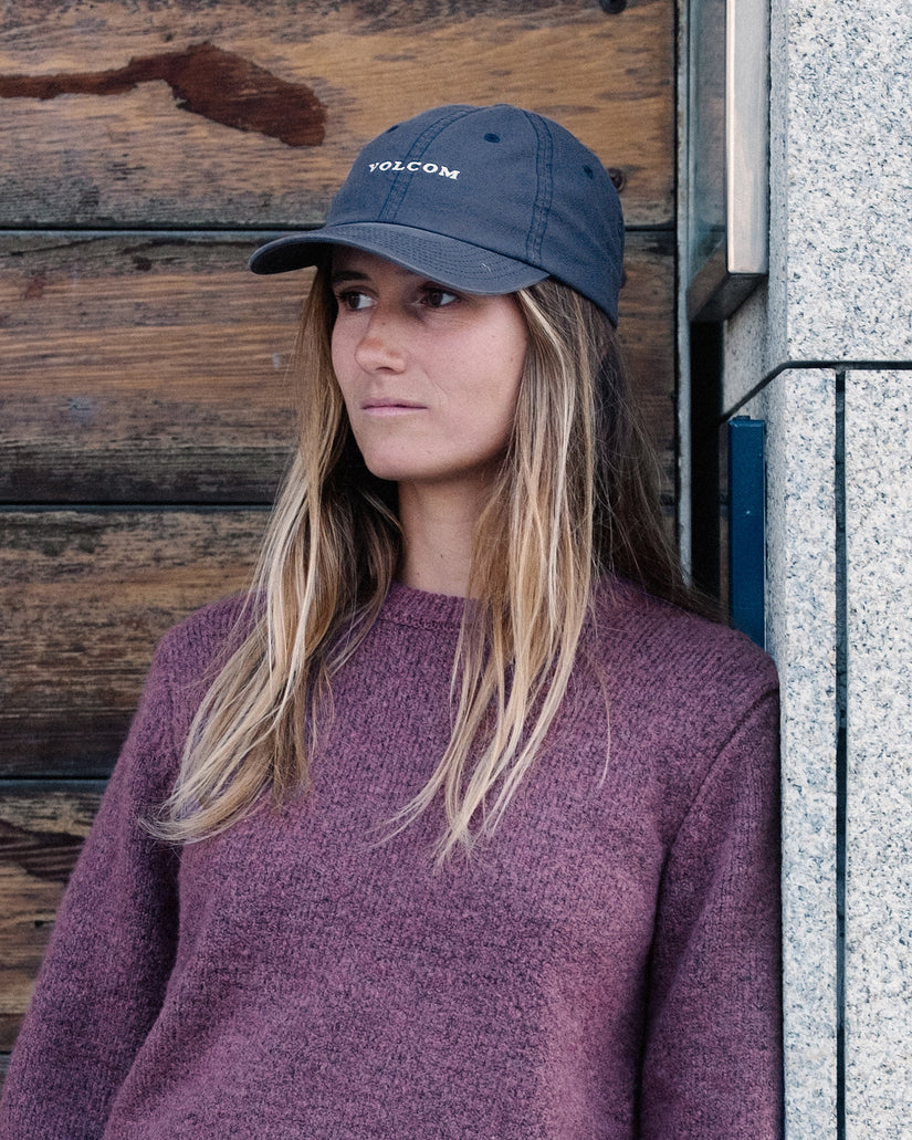 Full Stone Washed Adj Cap - Marine