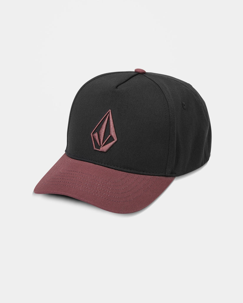 Embossed Stone Adj Cap - Merlot