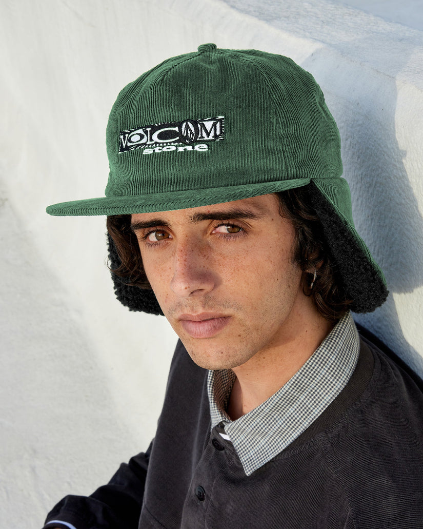 Stone Legacy Flap Cap - Dark Pine