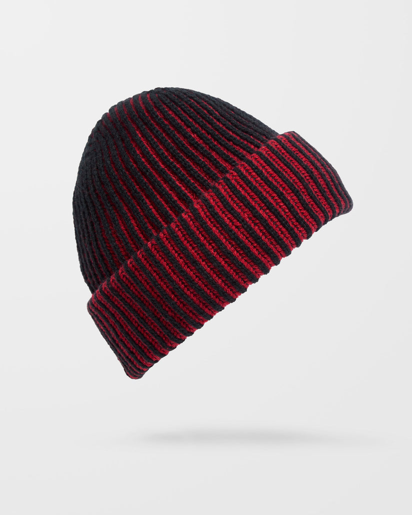 Full Stone Cuff Beanie - Lifeguard Red