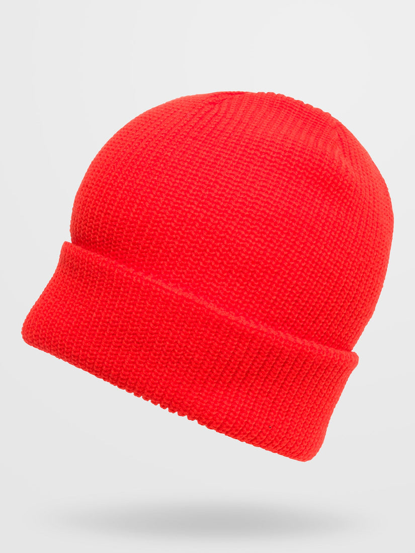 Full Stone Beanie Bright Red Men Volcom UK - Main Image