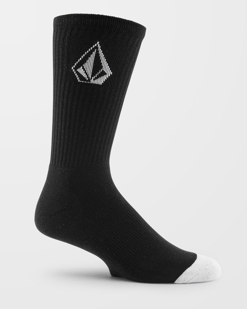 Full Stone Socks (3 Pack) - Black