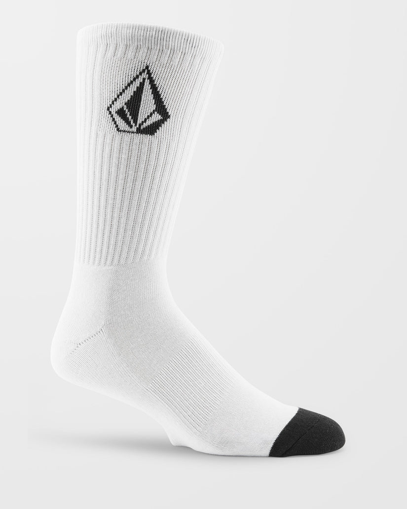 Full Stone Socks (3 Pack) - White