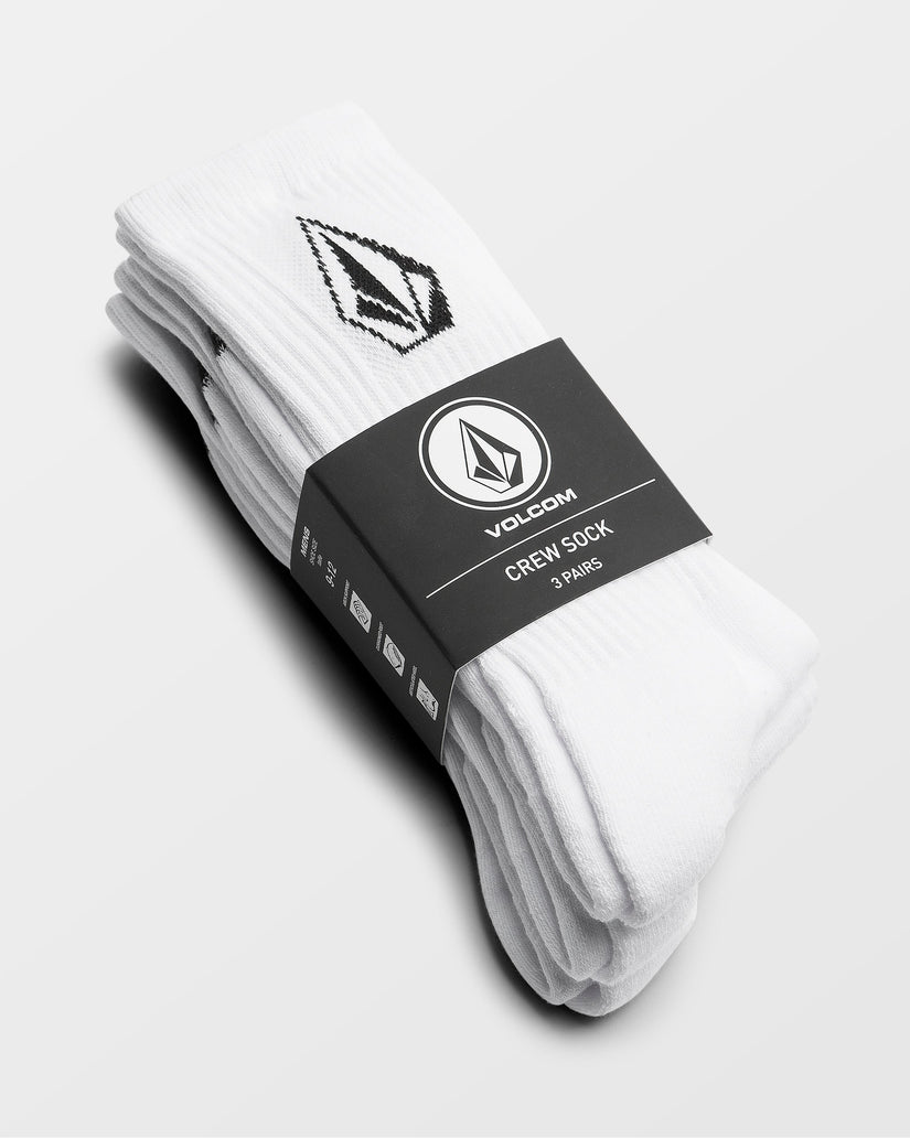 Full Stone Socks (3 pack) - White