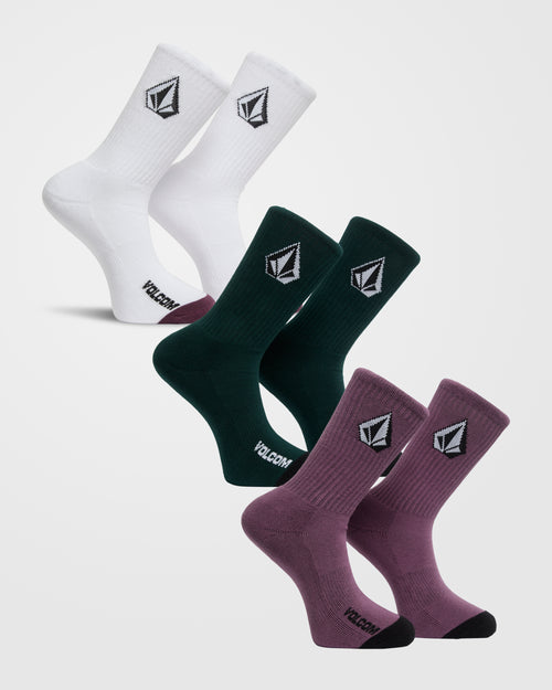 Full Stone Mix Socks (3 pack)