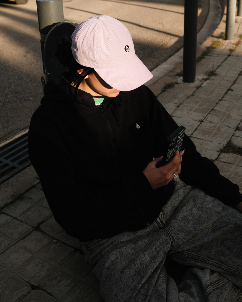 Circle Stone Cord Dad Cap - DUSTY LAVENDER