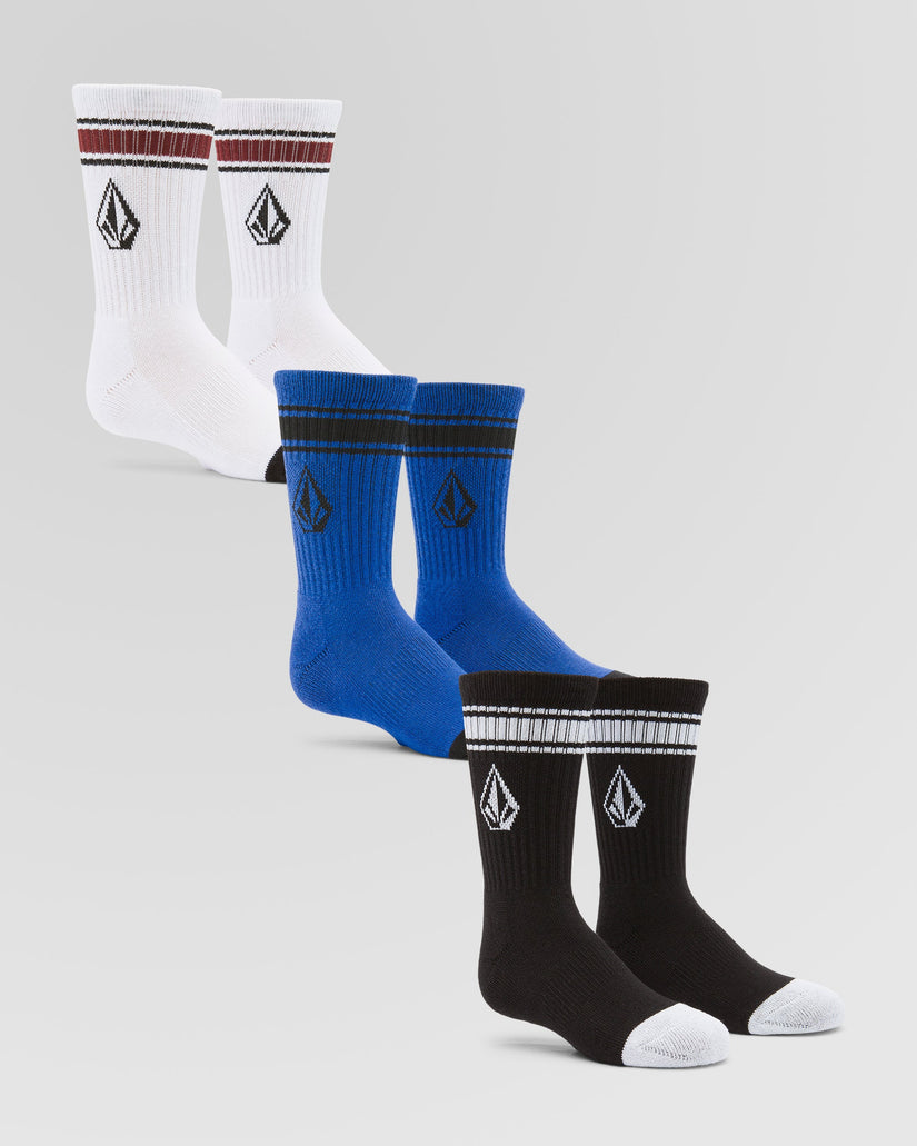 Full Stone Socks (3 Pack) - Multi - (KIDS)