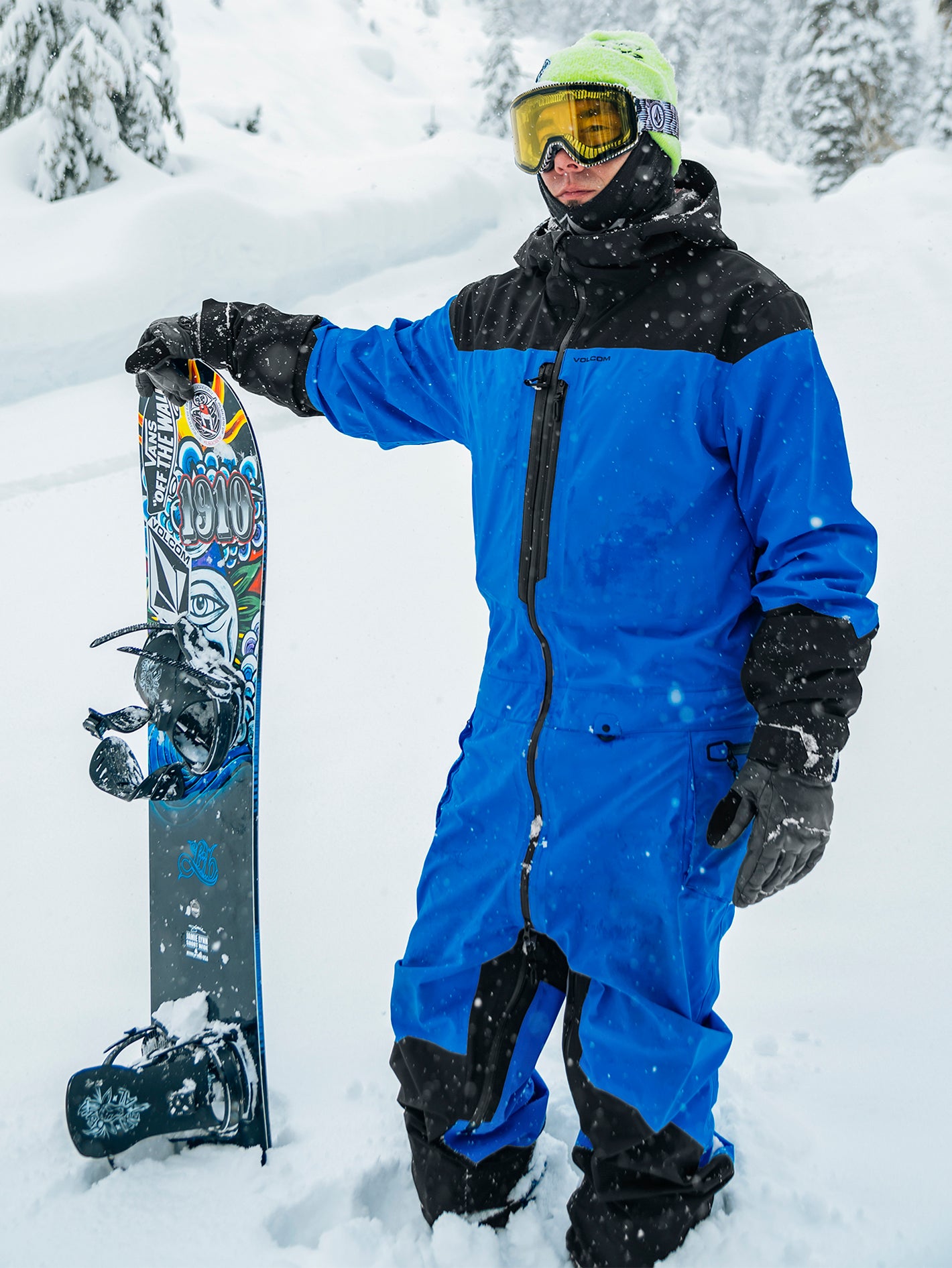 VOLCOM ツナギ Jamie Lynn Gore-Tex Jumpsuit Jamie Lynn Gore-Tex Jumpsuit - ELECTRIC BLUE - Men - Volcom EU