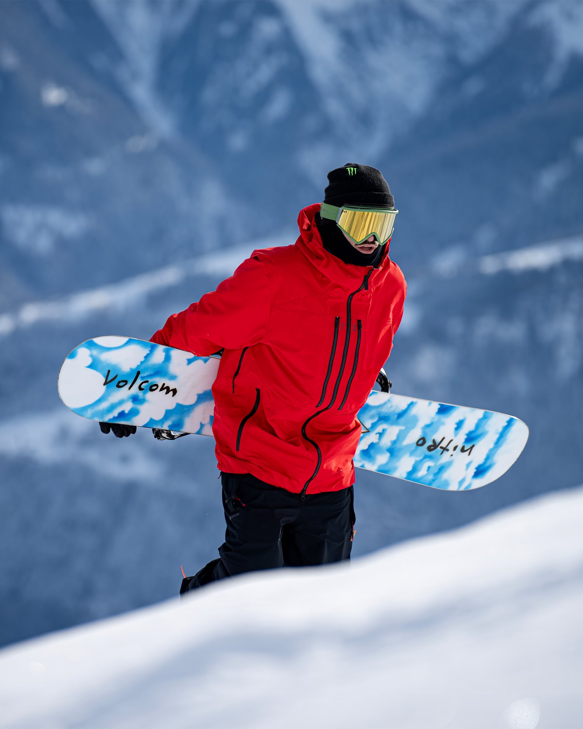 VOLCOM L GORE-TEX JACKET M RED 赤 VOLCOM L GORE-TEX JACKET M RED 赤 Volcom L Gore Tex Snowboard
