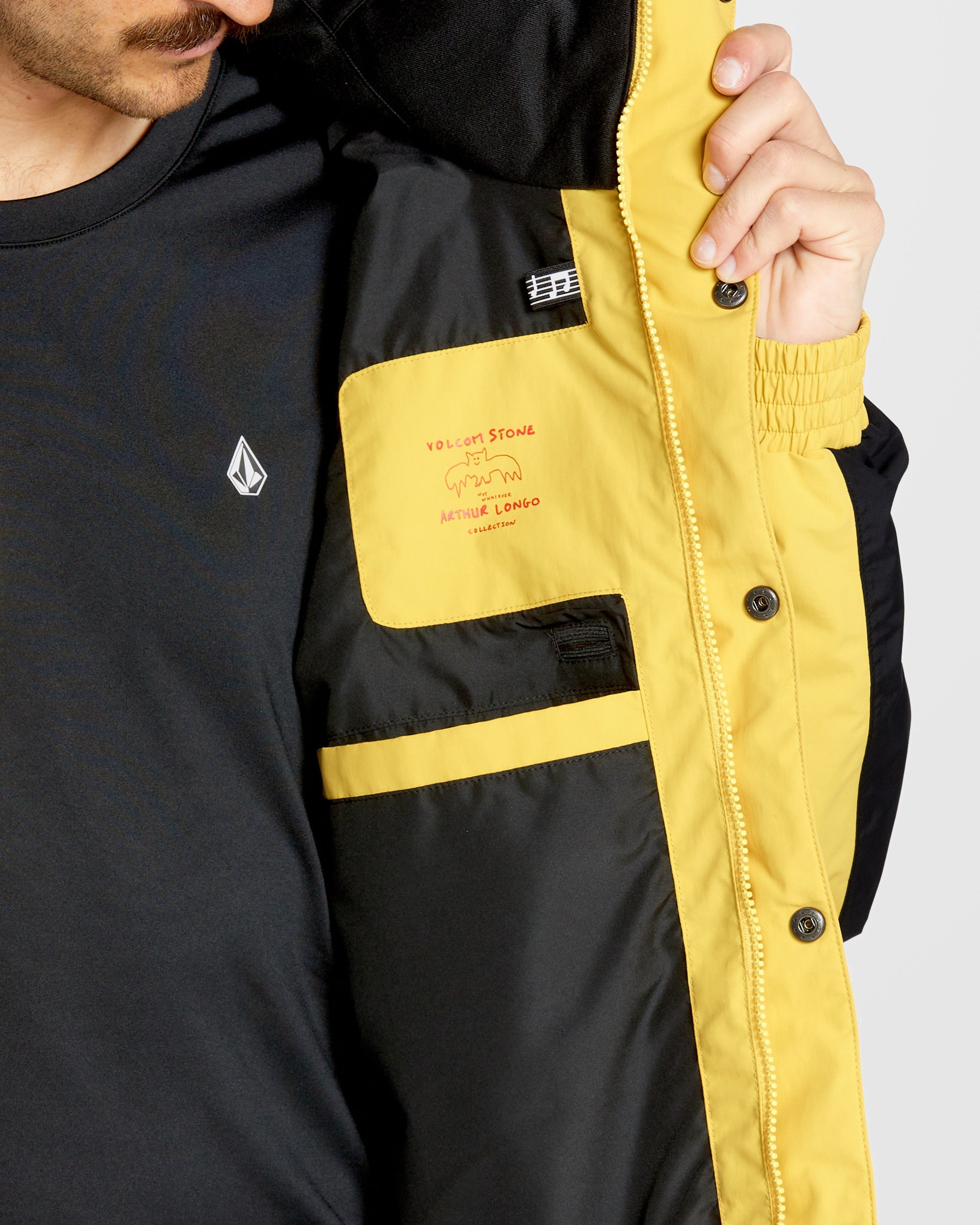 Longo Gore-Tex Jacket - Dark Yellow - Men - Volcom UK - 2 Years
