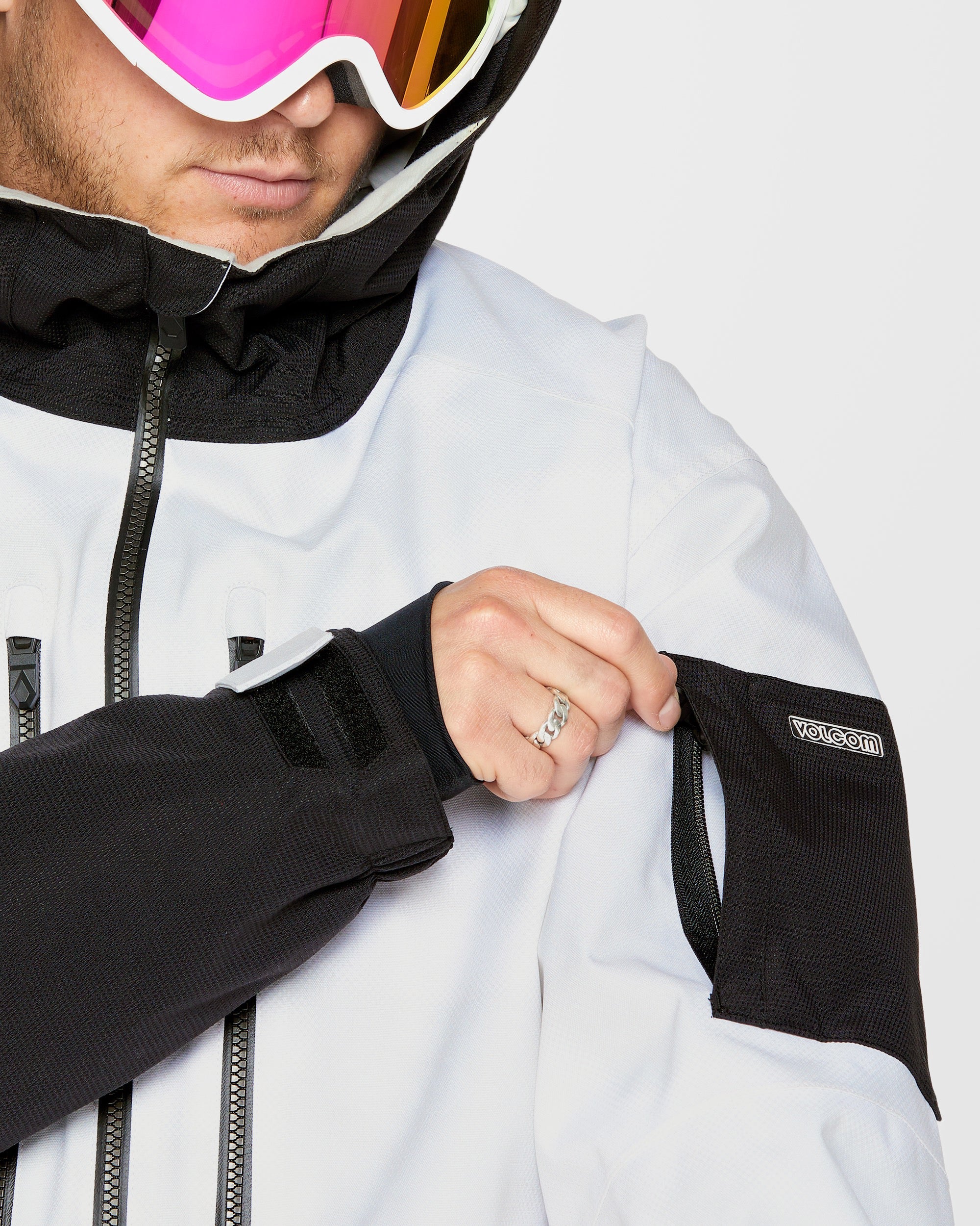 V.Co Wfo Jacket - White Camo - Men - Volcom UK - 2 Years Warranty