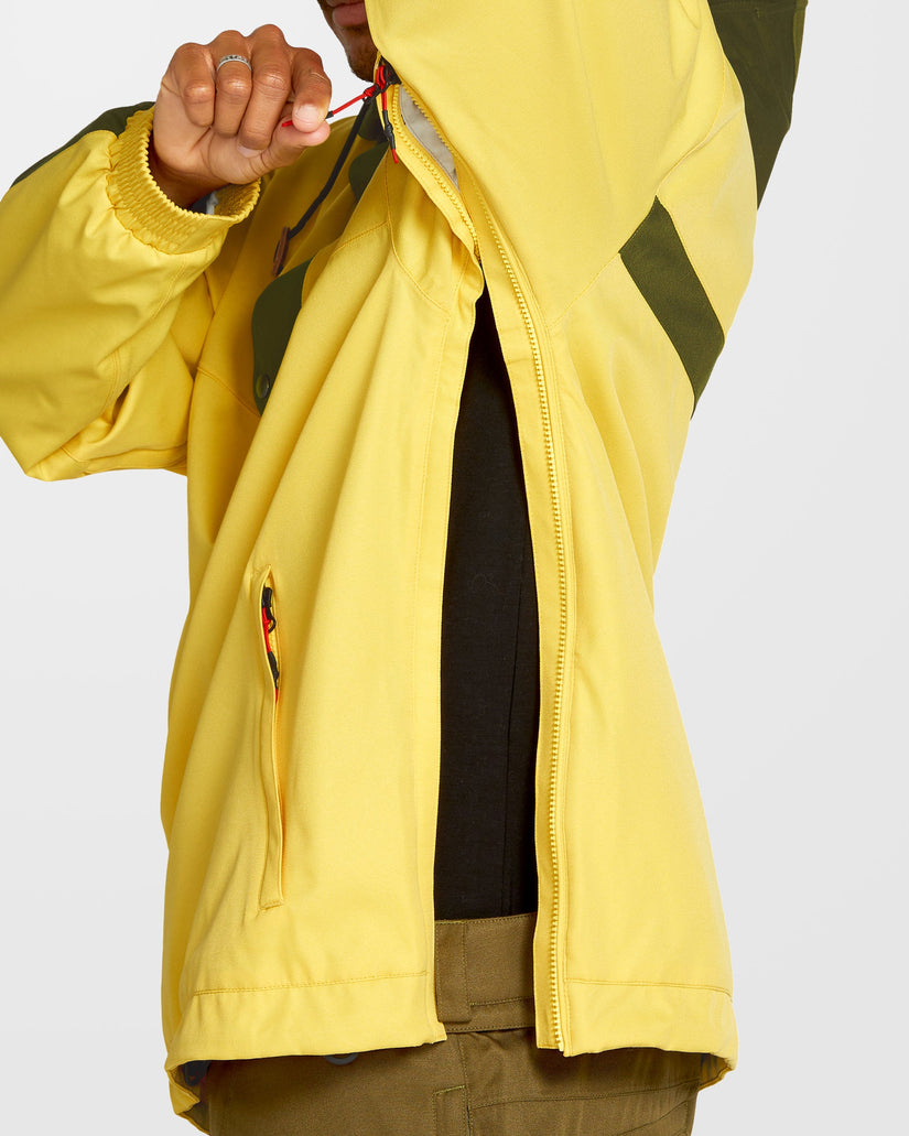 Longo 20K Jacket - Dark Yellow - Men - Volcom UK - 2 Years Warranty ...