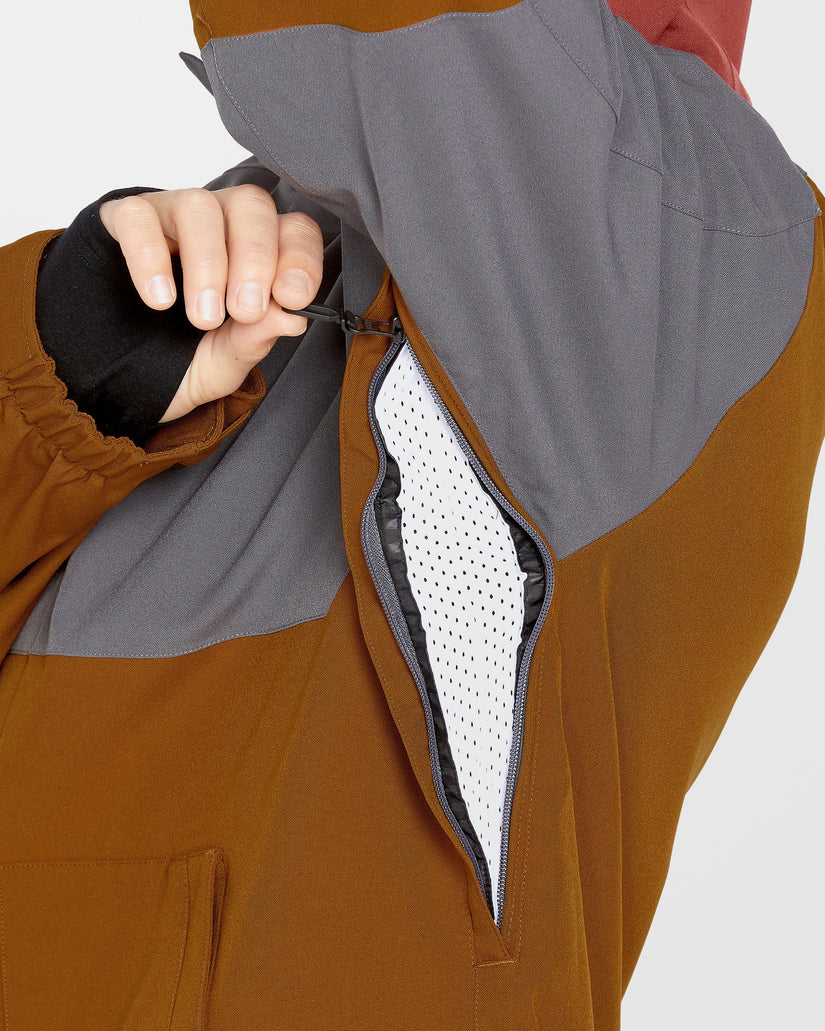 Brighton Full Zip Jacket - Caramel