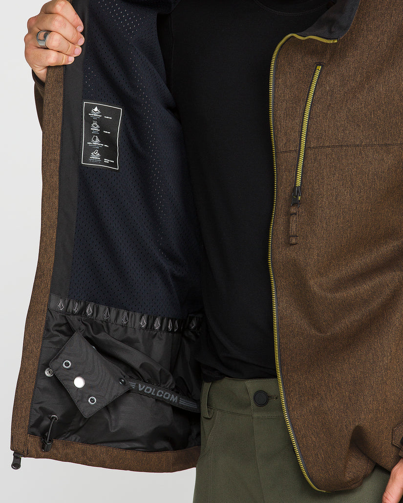 Top Stitch 10K Jacket - Brown Denim