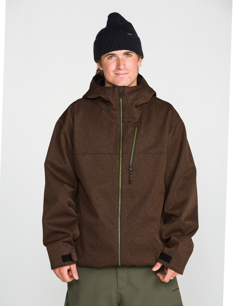 Top Stitch 10K Jacket - Brown Denim