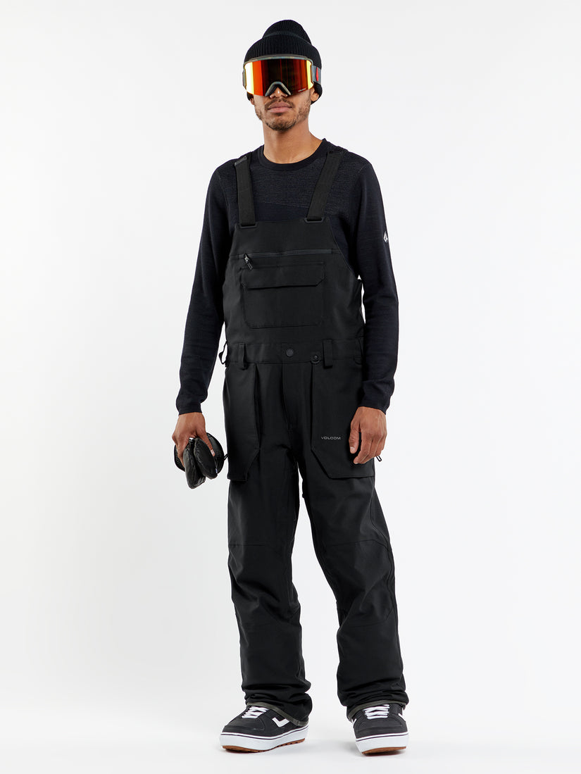 Roan Bib Overall - BLACK