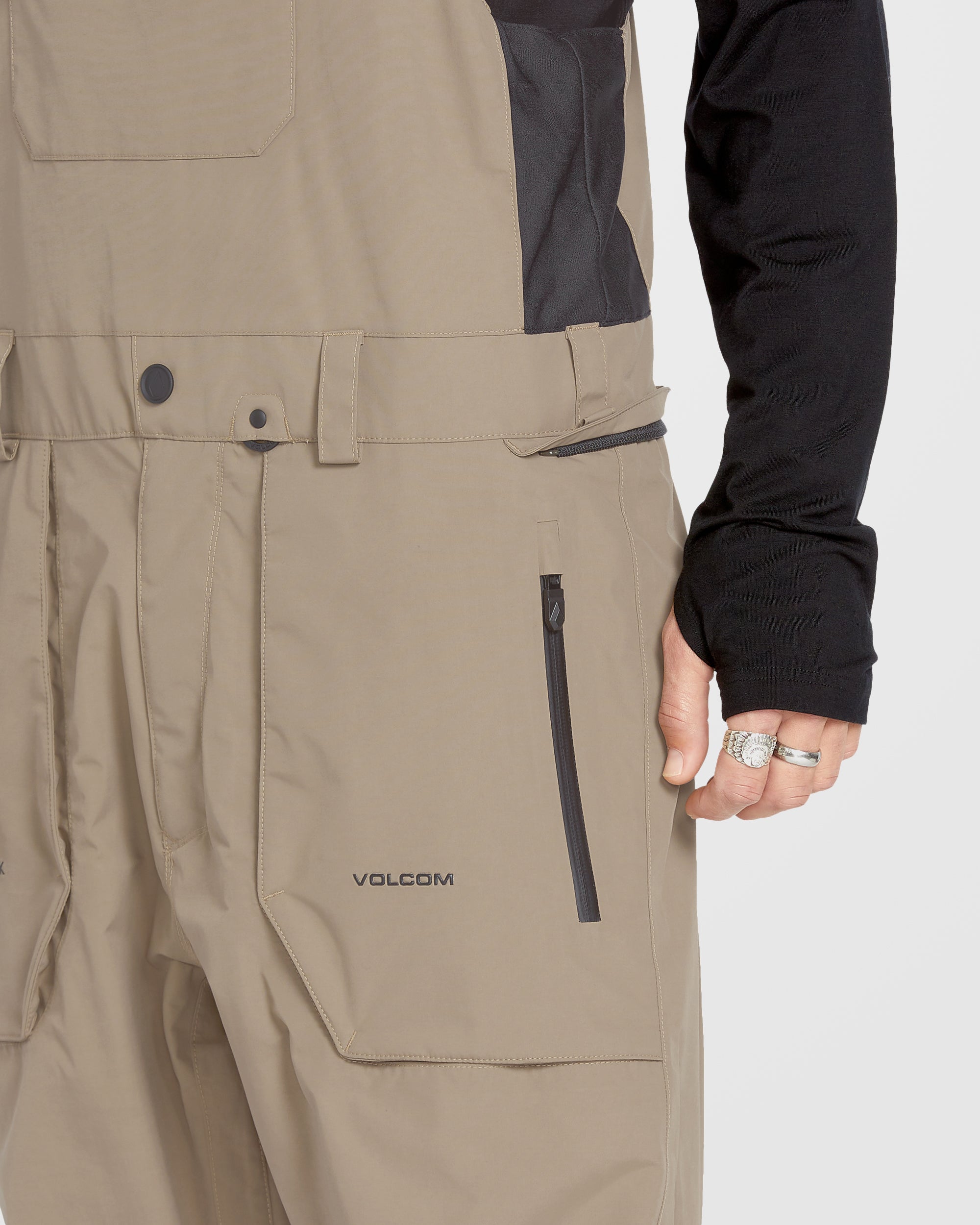 Rain Gore-Tex Bib Overall - Chestnut Brown - Men - Volcom UK